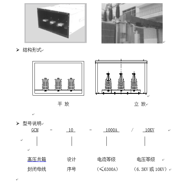 共箱封闭母线